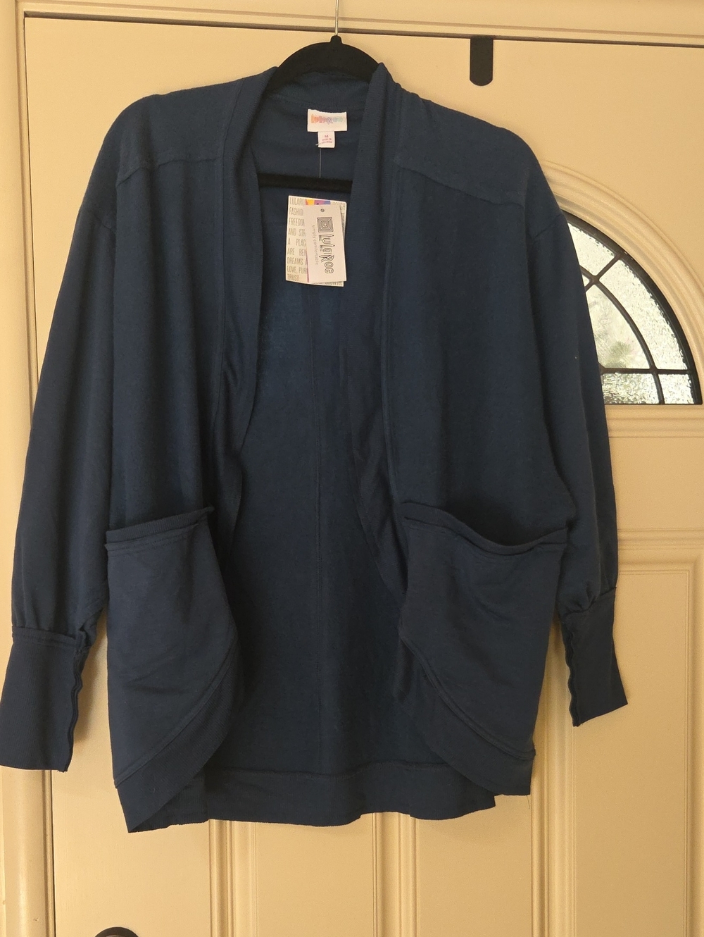 LuLaRoe Navy Blue Open Cardigan Jacket